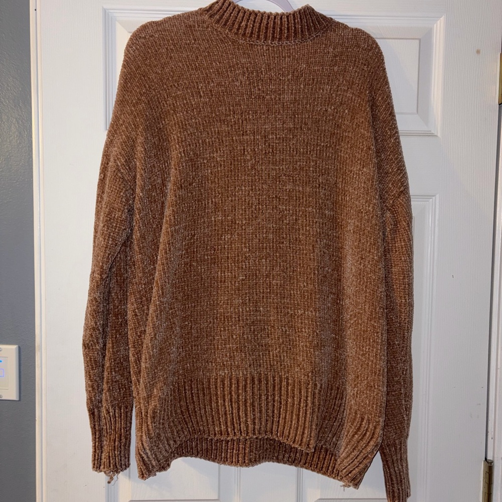 Cozy Caramel Knit Sweater